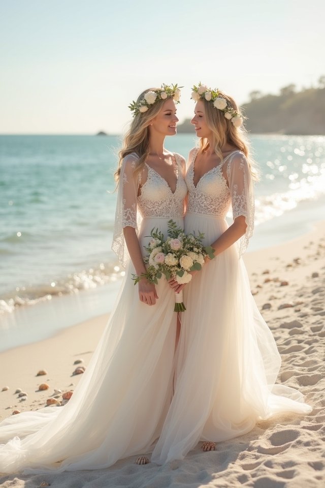 effortless beach wedding elegance