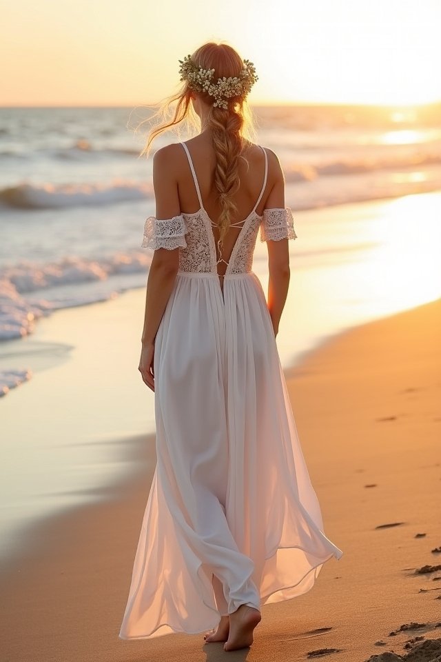 effortless beach wedding elegance