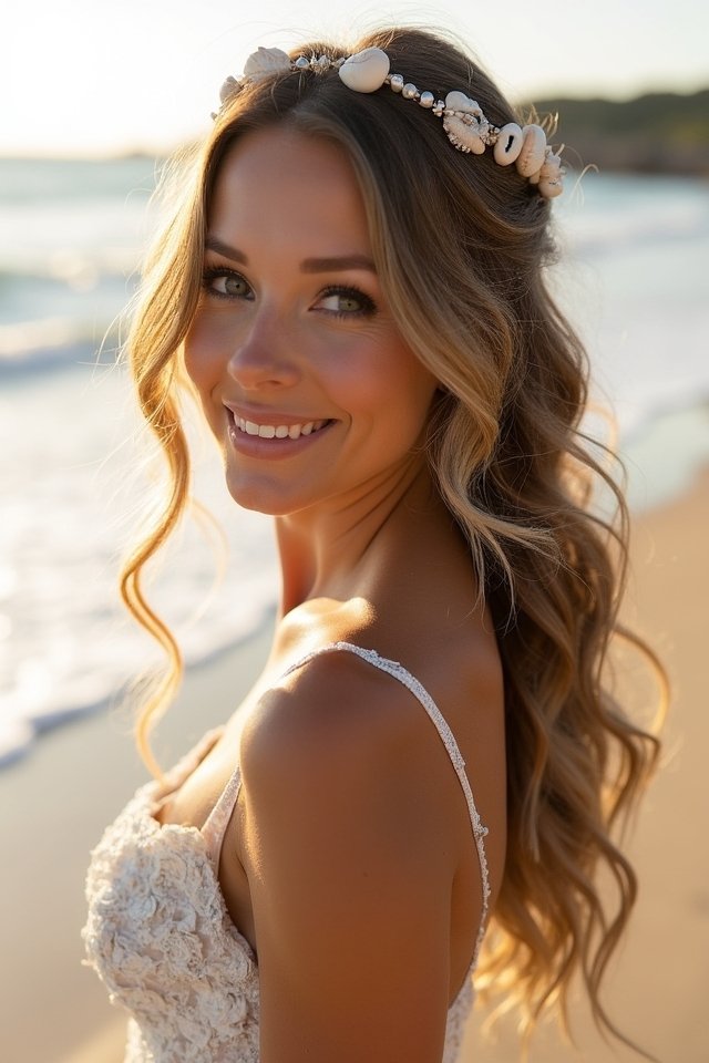 effortless beachy wave hairstyle