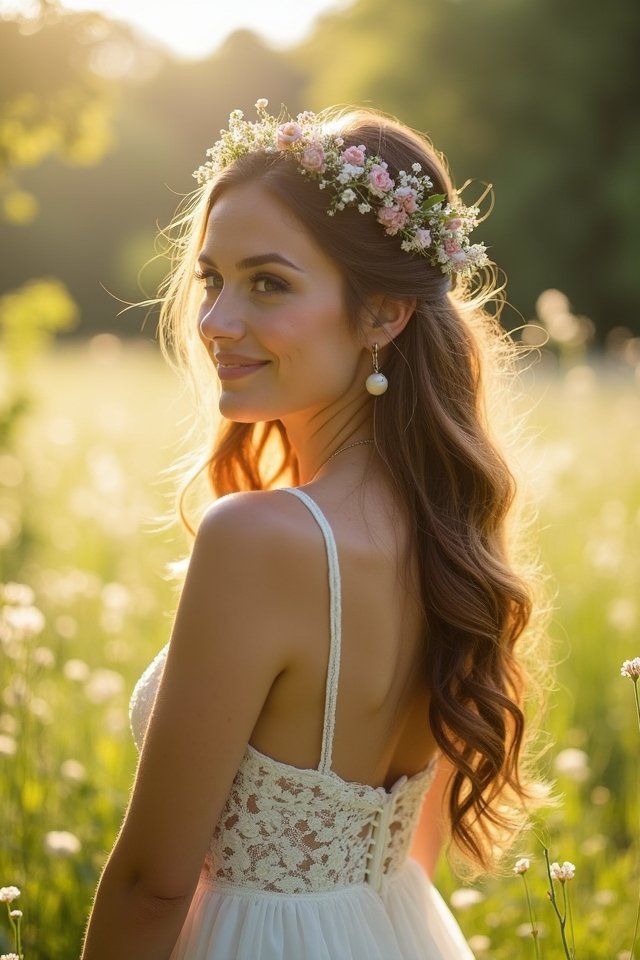 effortless boho loose curls