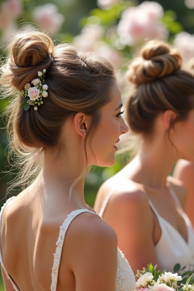 effortless chic messy bun