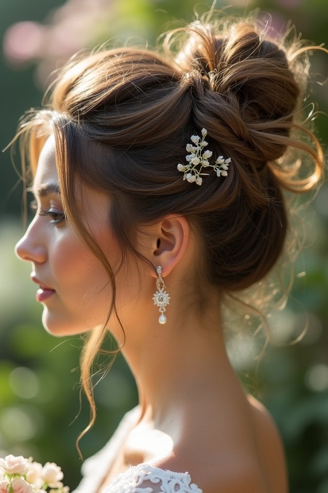 effortless chic messy bun