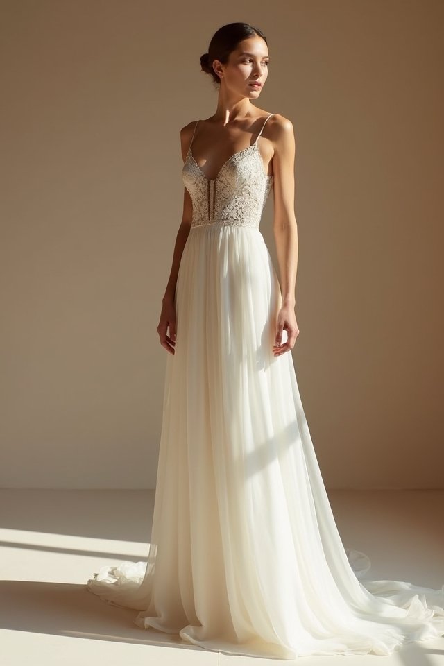 effortless chic minimalist gown