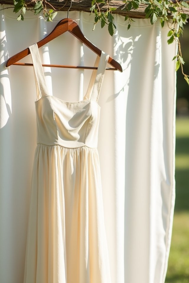 effortless cotton square dress