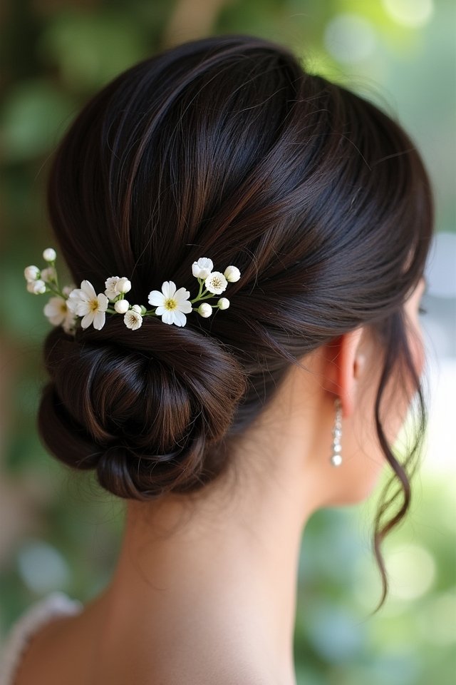 effortless elegance with chignon