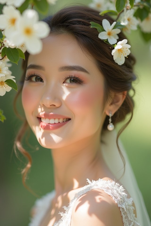 effortless floral inspired makeup