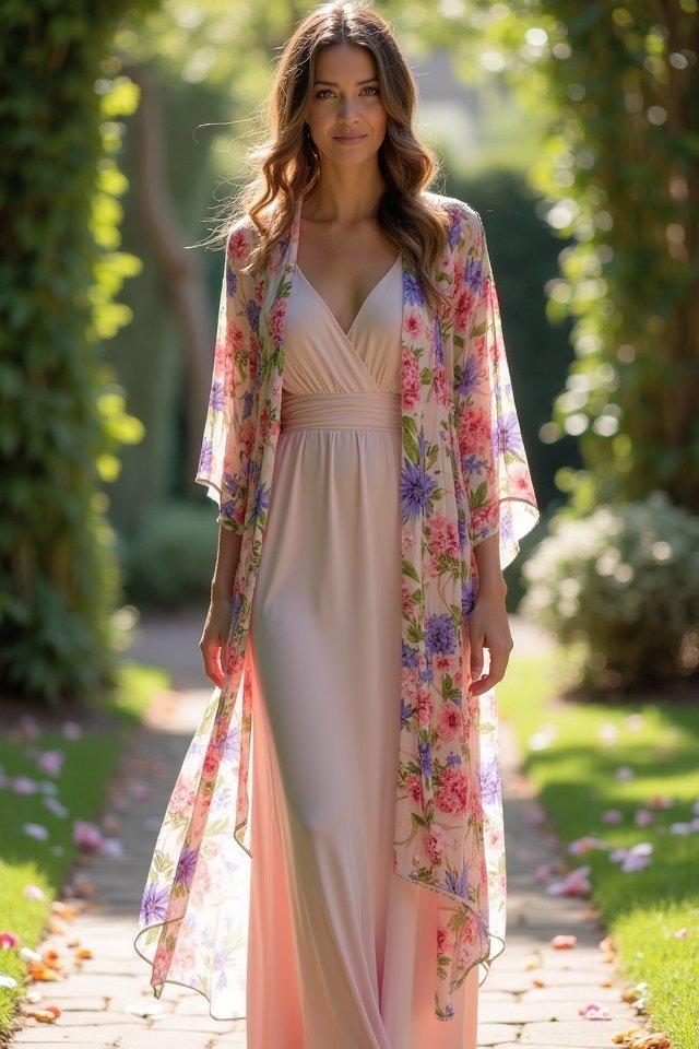 effortless kimono dress elegance