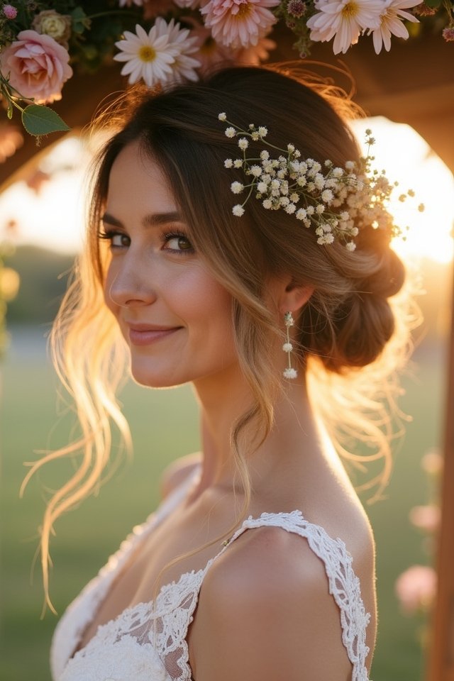 effortless messy bun elegance