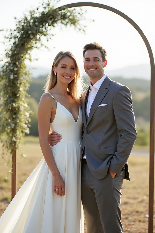 effortless tailored wedding attire