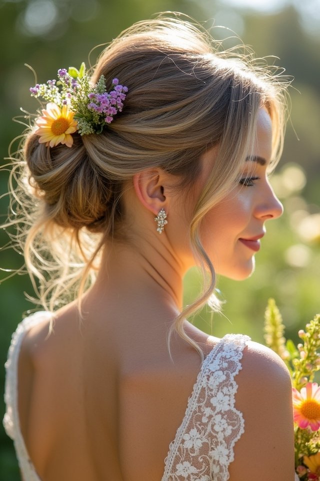 effortlessly chic messy bun