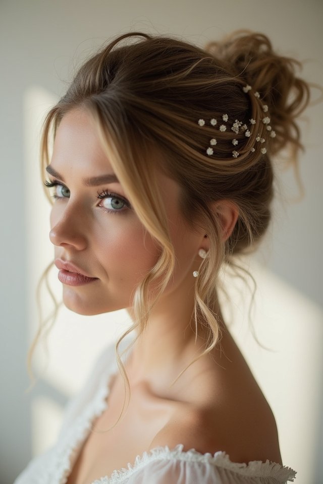 effortlessly chic messy bun