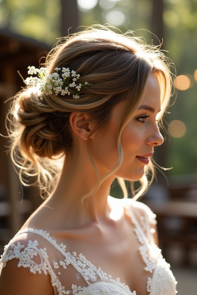 effortlessly chic messy bun