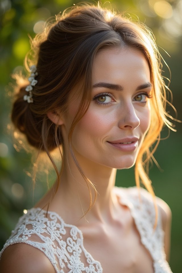 effortlessly chic messy bun