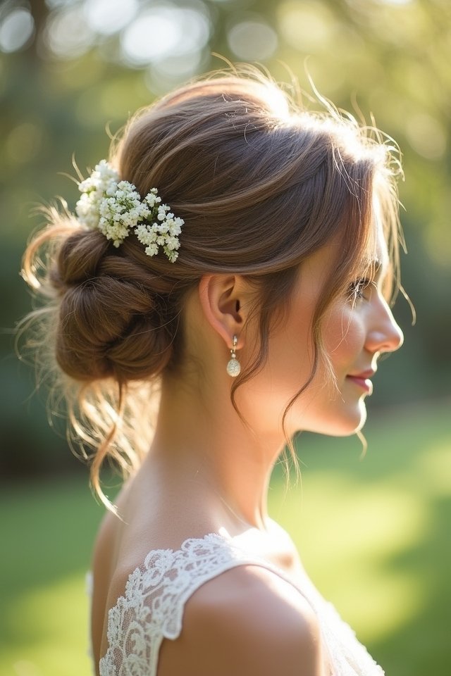 effortlessly chic messy bun