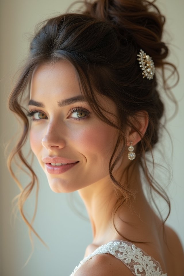 effortlessly chic messy knot