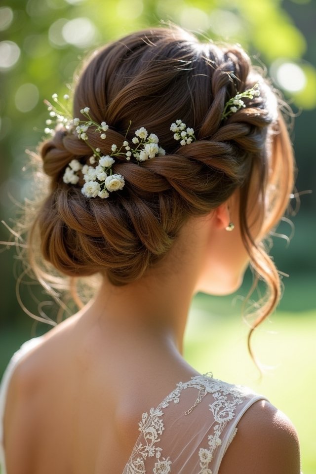 effortlessly chic textured updo