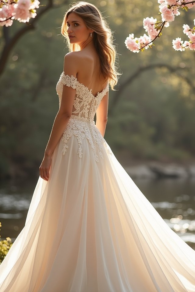 effortlessly chic wedding gown