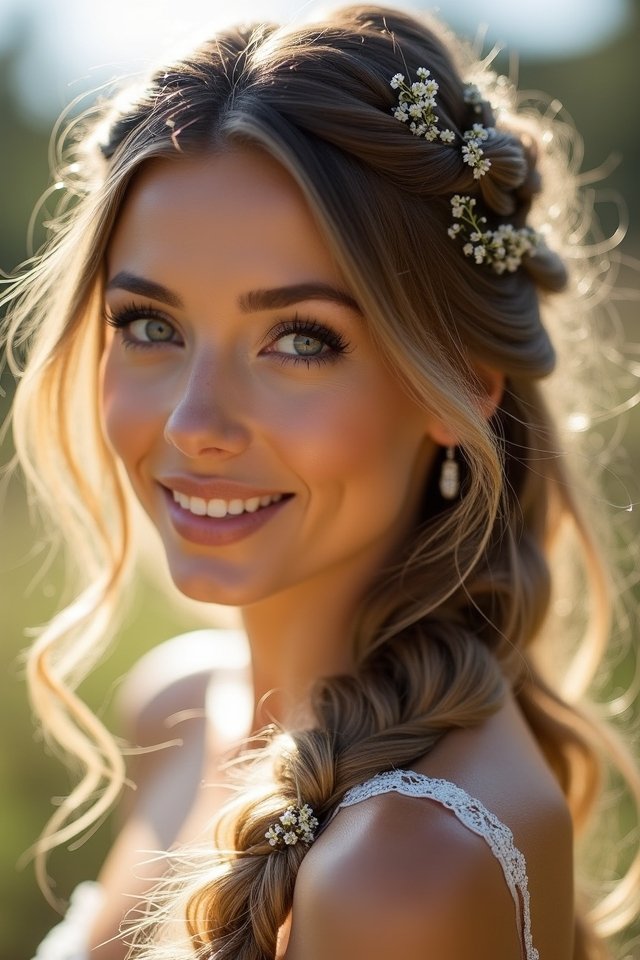 effortlessly elegant bohemian braids