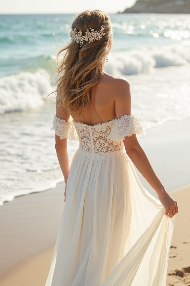 effortlessly stunning beach gown