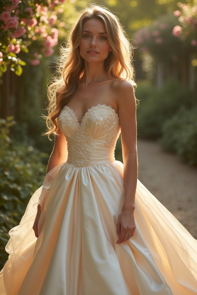 elegance in silk satin