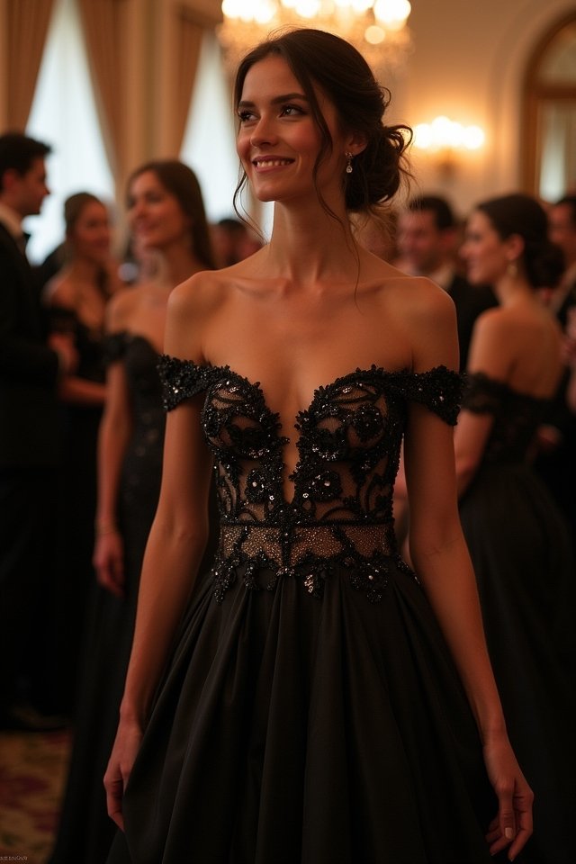 elegance with playful allure