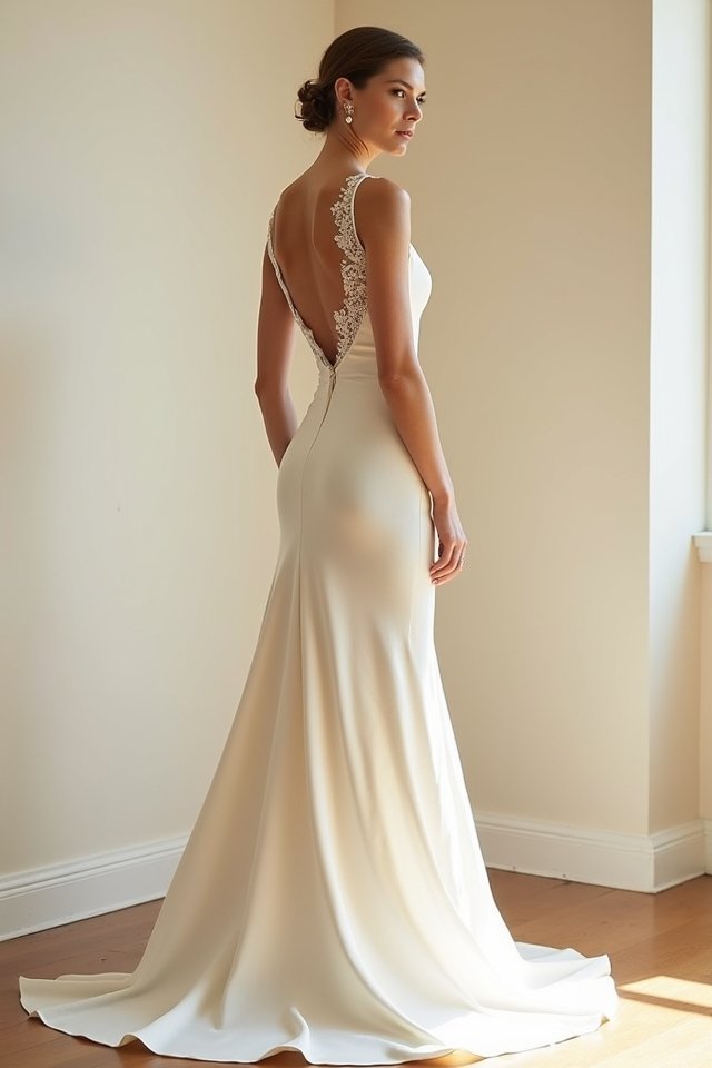 elegant a line dress design