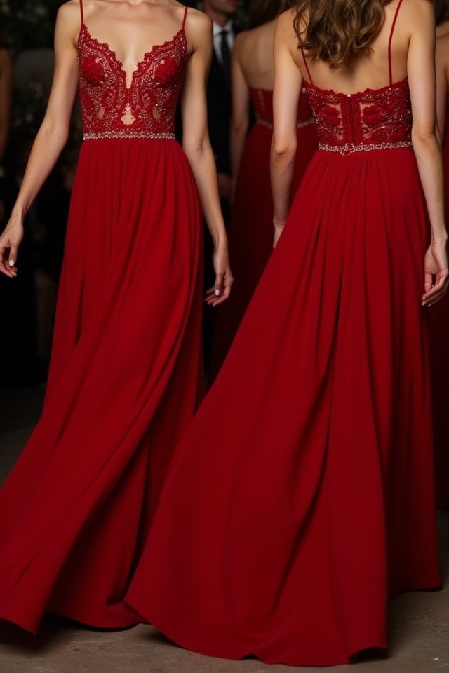 elegant a line gown choice