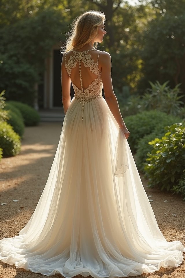 elegant a line gown experience