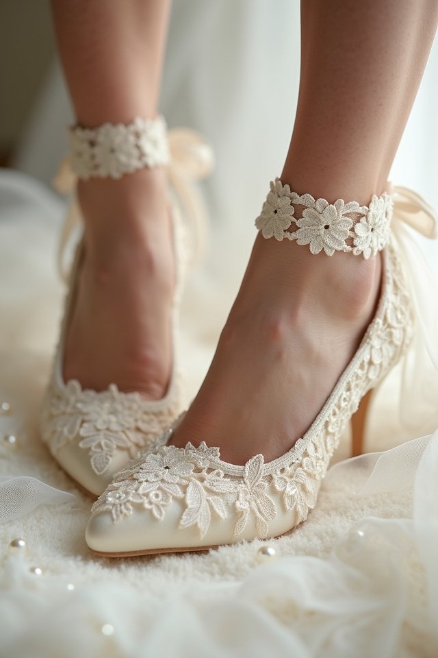 elegant ankle strap heels