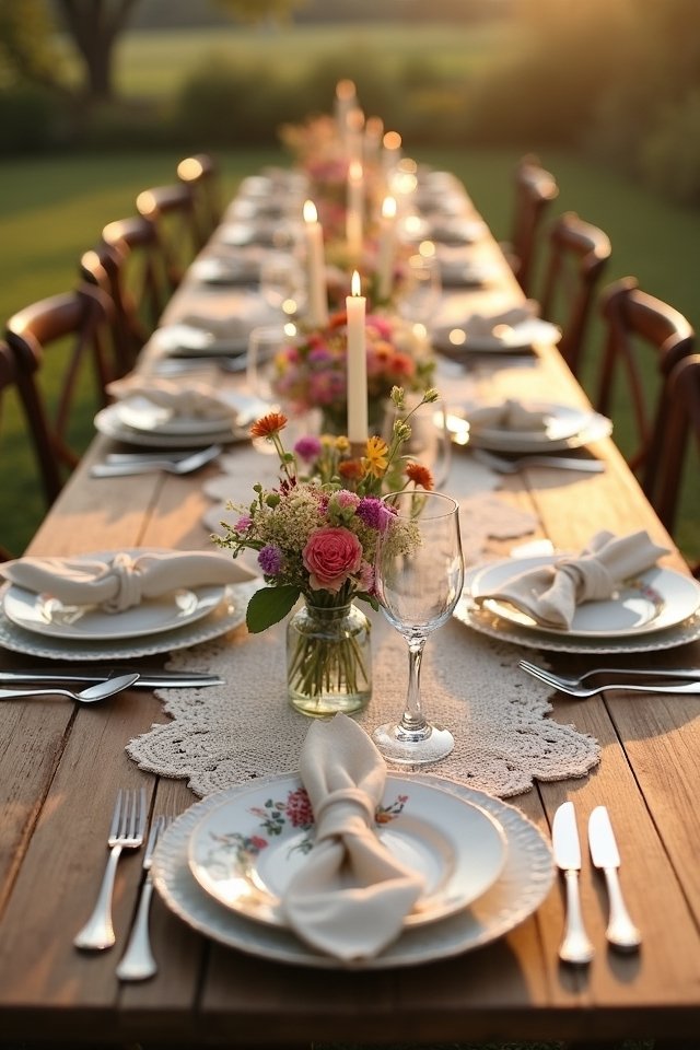 elegant antique silverware charm