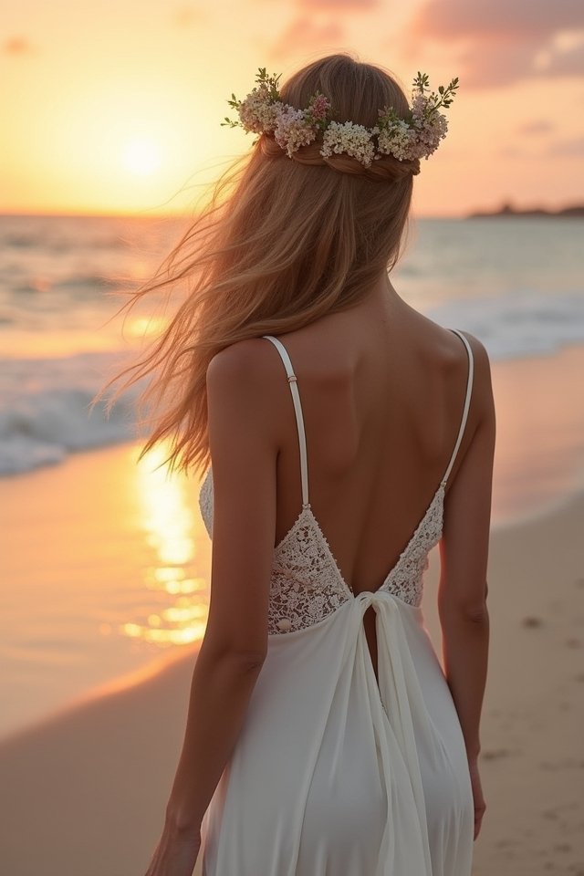 elegant asymmetric beachwear elegance