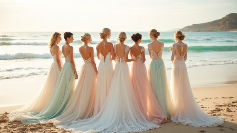 elegant beach wedding dresses