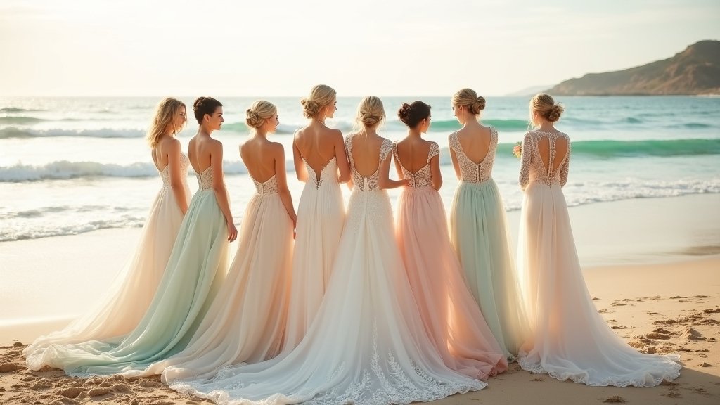 elegant beach wedding dresses