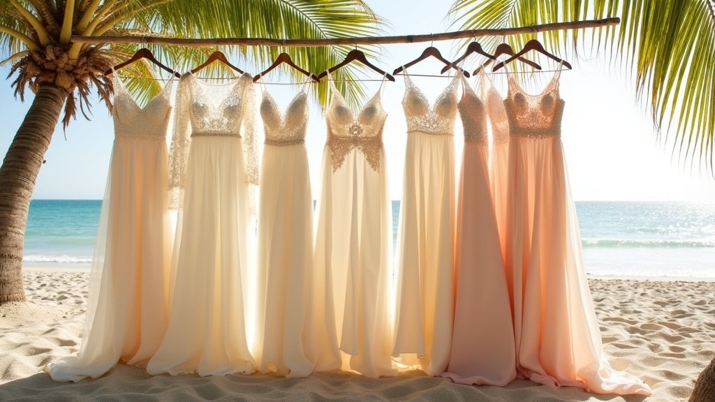 elegant beach wedding dresses