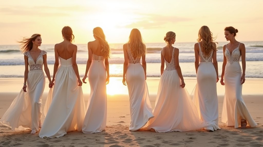 elegant beach wedding dresses
