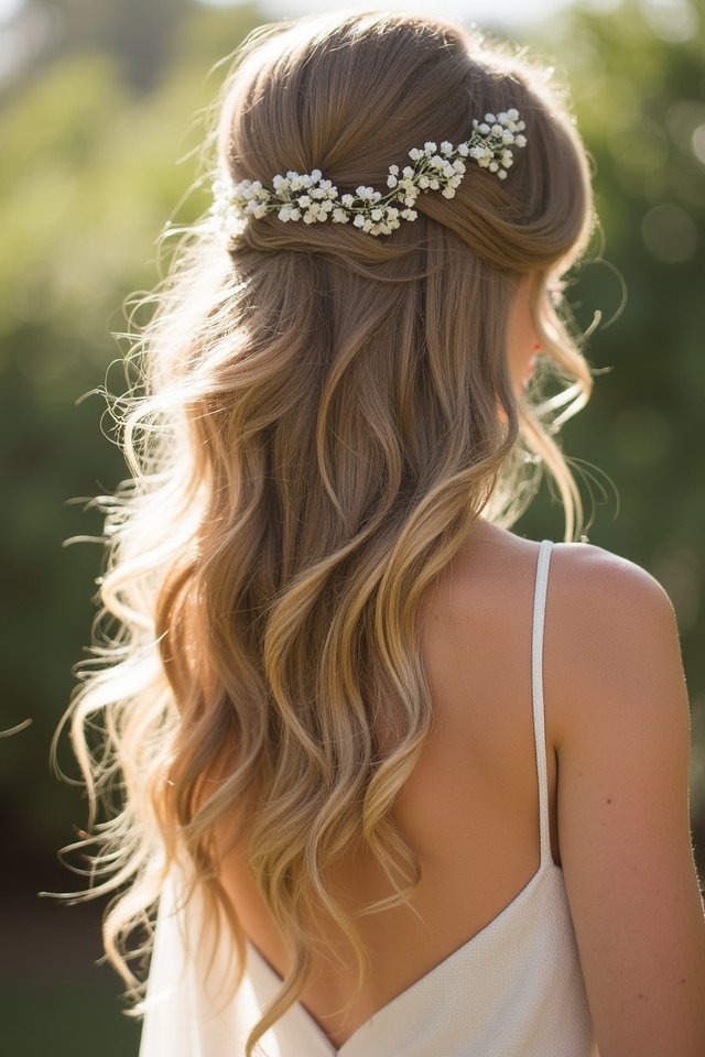 elegant beachy wedding waves
