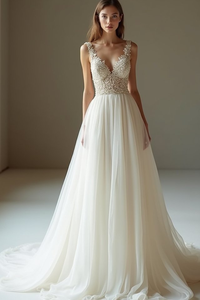 elegant beaded column dress