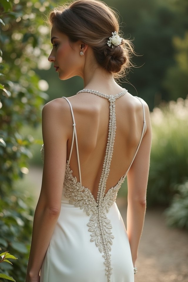 elegant beaded sheath dresses