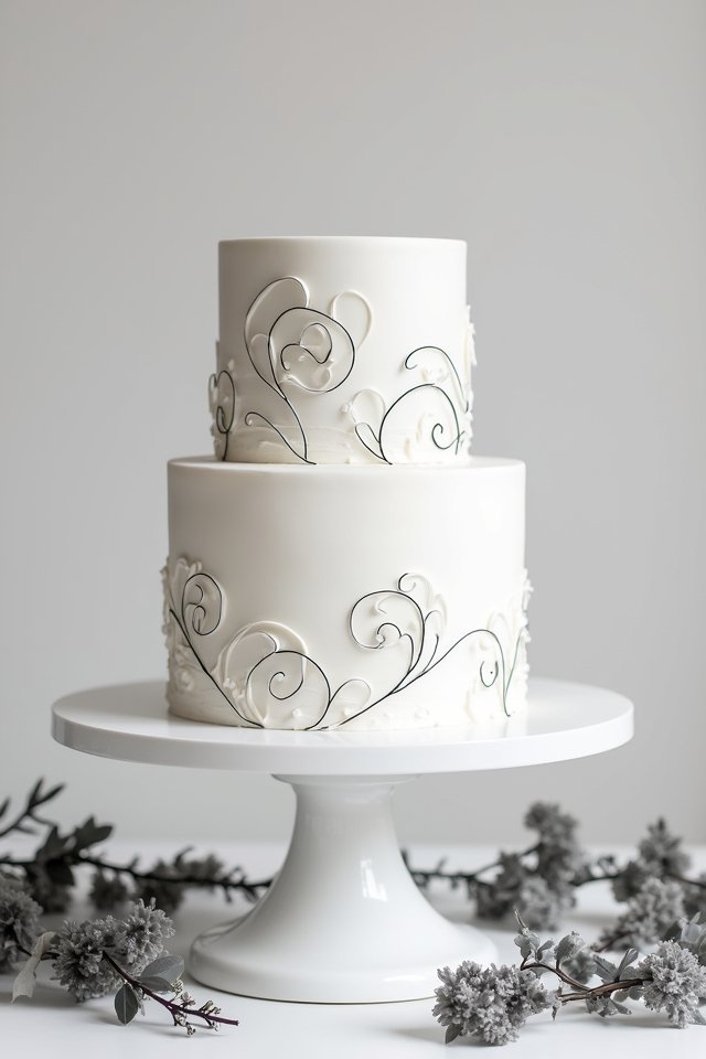 elegant black and white