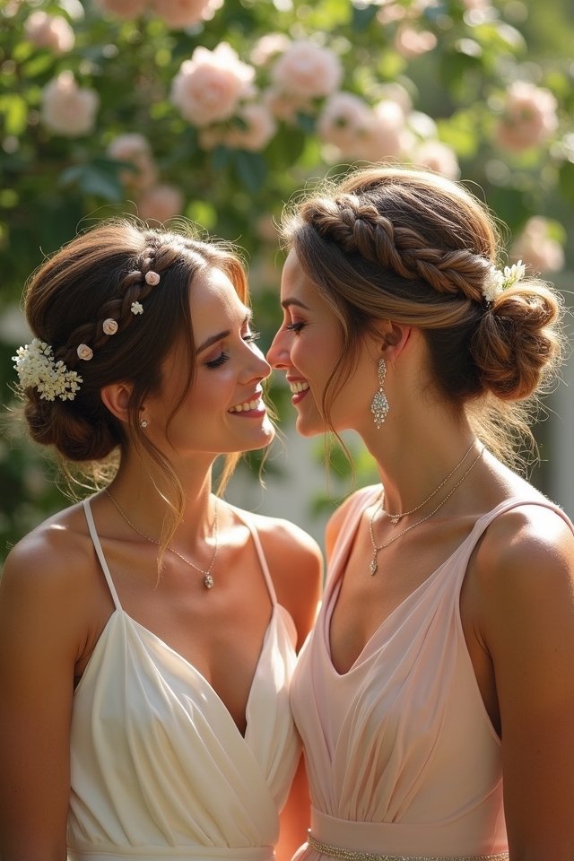 elegant braided updo versatility