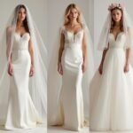 elegant bridal combinations showcased