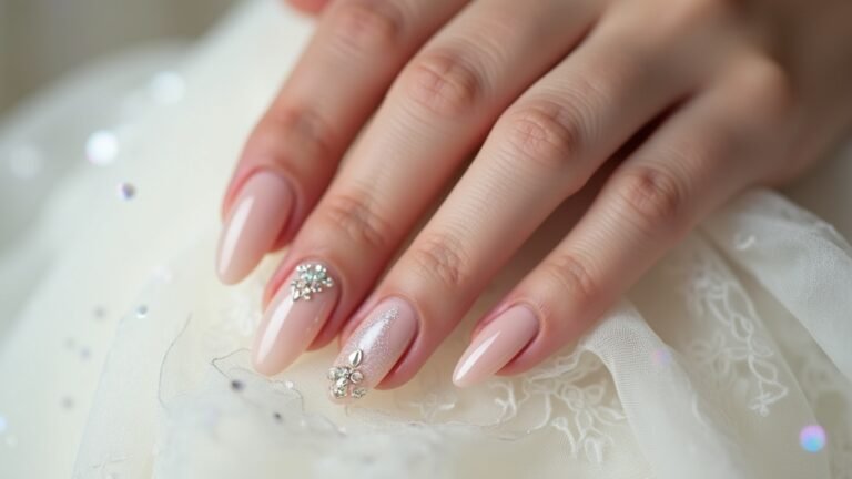 elegant bridal nail designs