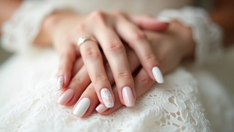 elegant bridal nail designs