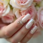 elegant bridal nail designs