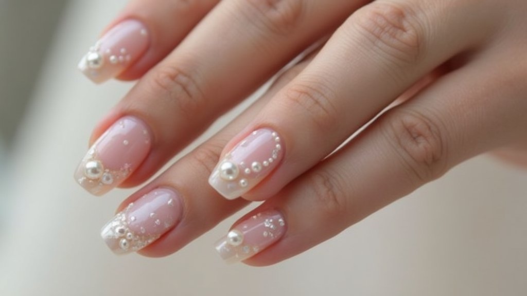 elegant bridal nail designs