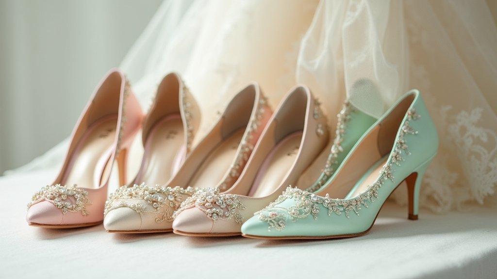 elegant bridal shoe options