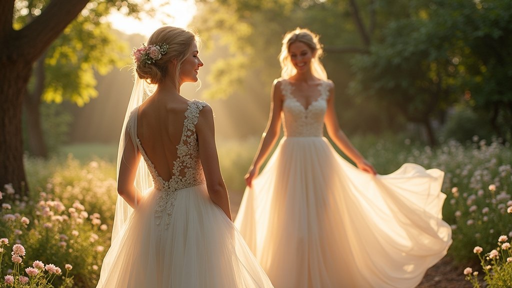 elegant bride reception poses