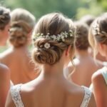 elegant bridesmaid wedding hairstyles