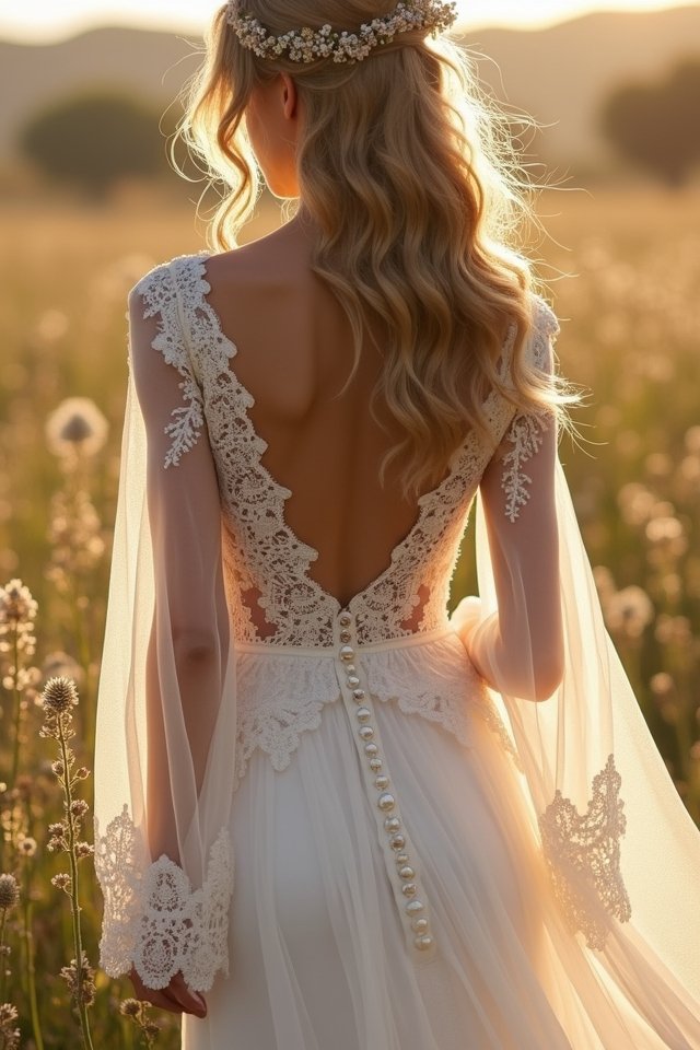 elegant button up back dress