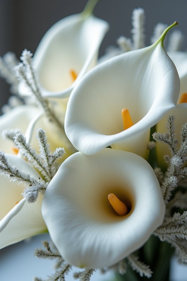 elegant calla lilies bouquet